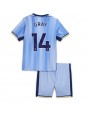 Tottenham Hotspur Archie Gray #14 Replika Borta Kläder Barn 2024-25 Kortärmad (+ byxor)